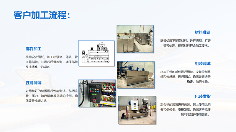 三箱自動(dòng)加藥裝置｜PAC混凝劑｜PAM聚丙烯酰胺｜酸堿PH｜工業(yè)污水｜緩釋阻垢劑｜酸堿PH｜水處理｜加藥裝置廠家客戶加藥流程