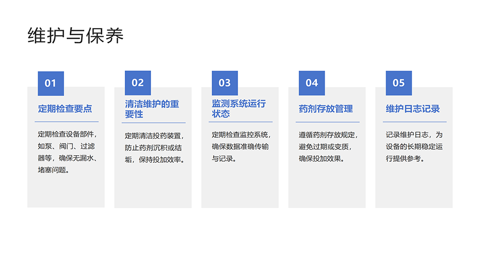 工業(yè)循環(huán)水加藥裝置｜全自動(dòng)加藥裝置｜PAC混凝劑｜酸堿PH｜工業(yè)污水｜緩釋劑｜水處理設(shè)備｜瑞博環(huán)保廠家維護(hù)與保養(yǎng)圖