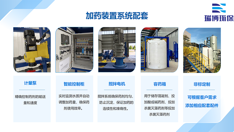 電廠原水處理自動(dòng)加藥裝置｜工業(yè)污水｜循環(huán)水｜緩釋阻垢劑｜酸堿PH｜反滲透｜水處理加藥裝置廠家配套圖