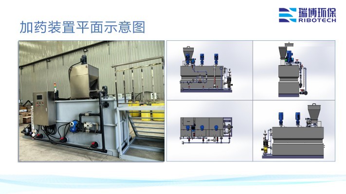 水處理_循環(huán)水_PAM_PAC絮凝劑_加藥設(shè)備_廠家平面圖